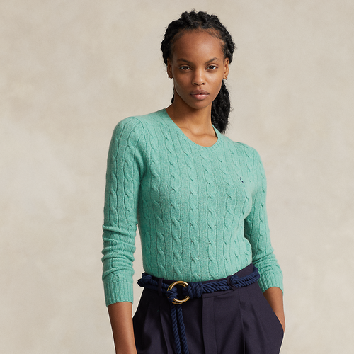 Pull torsadé en laine et cachemire - Polo Ralph Lauren - Modalova