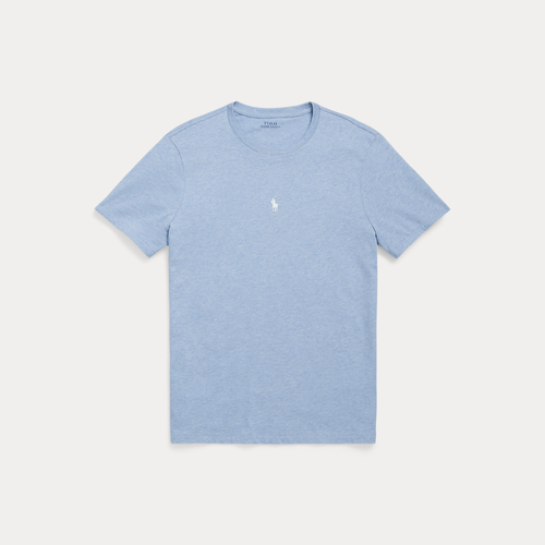 T-shirt ajusté à col rond en jersey - Polo Ralph Lauren - Modalova