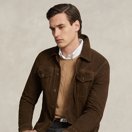 Veste en daim - Polo Ralph Lauren - Modalova