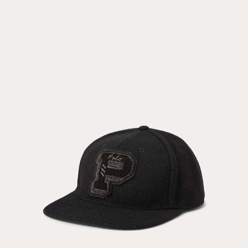 Casquette ajustée sergé laine mélangée - Polo Ralph Lauren - Modalova