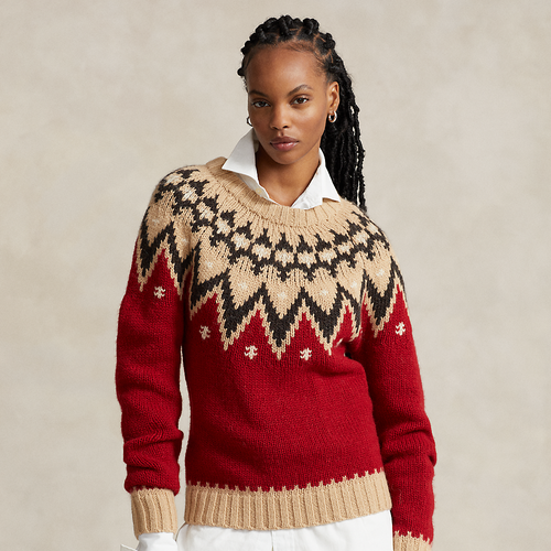 Pull Fair Isle en laine mélangée - Polo Ralph Lauren - Modalova