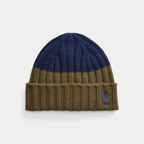 Bonnet en mérinos mélangé côtelé - Polo Ralph Lauren - Modalova