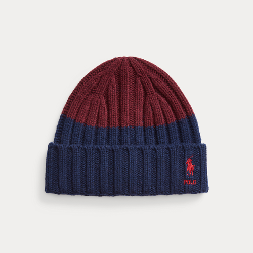 Bonnet en mérinos mélangé côtelé - Polo Ralph Lauren - Modalova