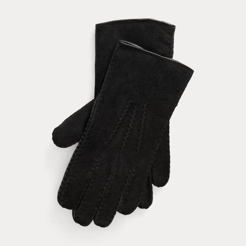 Gants en peau lainée - Polo Ralph Lauren - Modalova