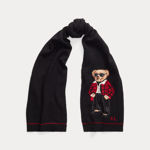 Écharpe Polo Bear en laine mélangée - Polo Ralph Lauren - Modalova
