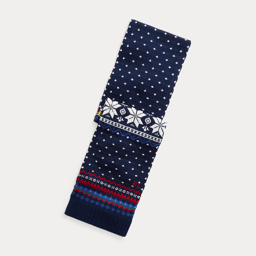 Écharpe Fair Isle en mérinos mélangé - Polo Ralph Lauren - Modalova