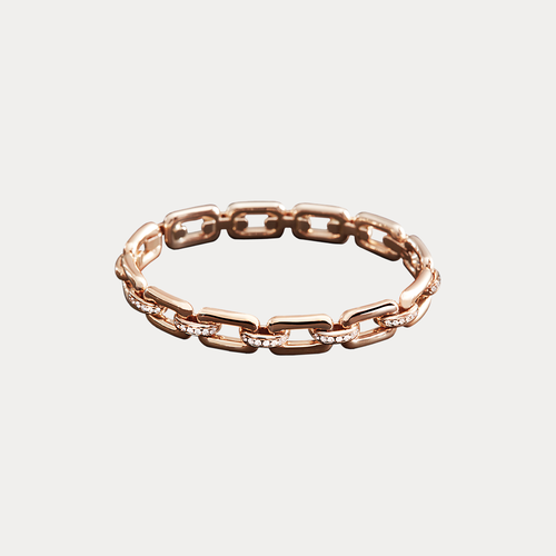 Bracelet jonc en or rose pavé - Ralph Lauren - Modalova