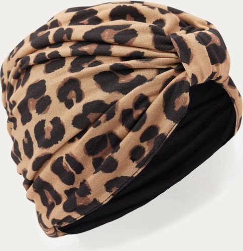 Bonnet-turban en jersey Imprimé multicolore Unique - Promod - Modalova