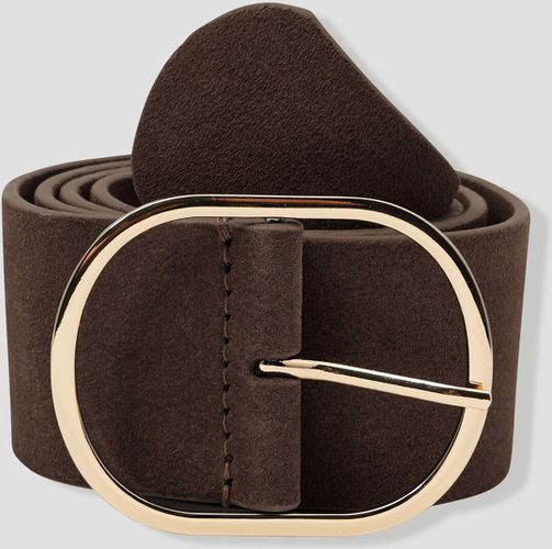 Ceinture en cuir suédé Marron L - Promod - Modalova