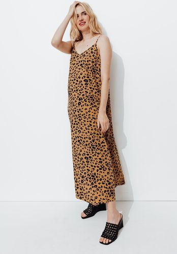 Longue robe léopard Imprimé marron 40 - Promod - Modalova