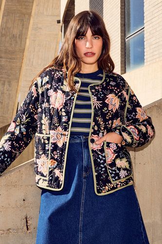 Veste matelassée imprimée Imprimé multicolore S - Promod - Modalova