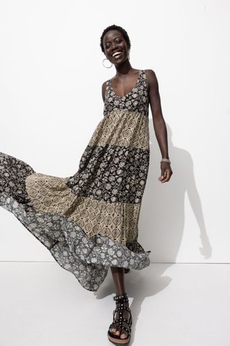 Robe dos-nu imprimée Imprimé noir 36 - Promod - Modalova