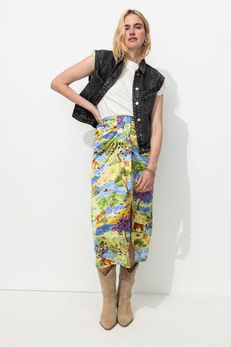 Jupe midi Laura Gulshani Imprimé multicolore - Promod - Modalova
