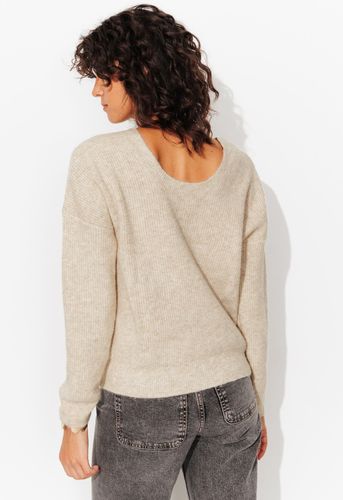 Pull recto verso Ecru XS - Promod - Modalova