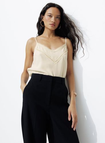 Top à fines bretelles Ecru 46 - Promod - Modalova