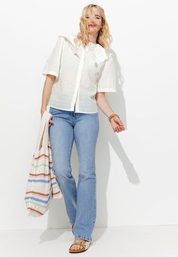 Chemise à col Peter Pan Ecru 36 - Promod - Modalova