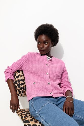 Cardigan à épaulettes Rose XXL - Promod - Modalova