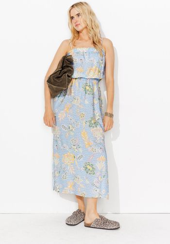Robe midi imprimée Imprimé bleu L - Promod - Modalova