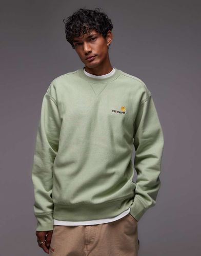 American Script - Sweat - Citron vert Vert M female - Carhartt Wip - Modalova