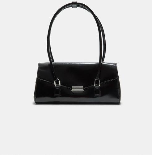 Sac bowling style enveloppe - Noir Noir M female - Stradivarius - Modalova