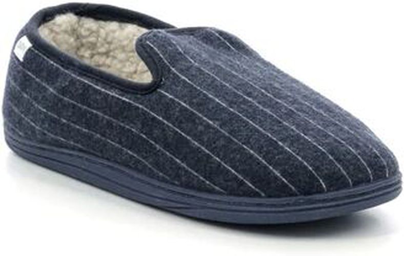 Chaussons marine à rayures - Masculin - Taille 44 44 - Dim - Modalova