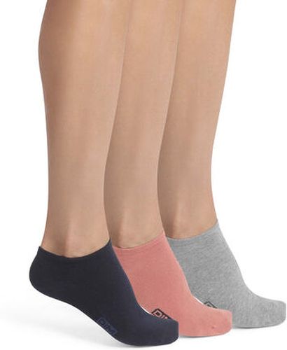 Lot de 3 paires de socquettes en coton Marine Rose Noir 39/42 - Dim - Modalova