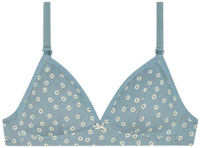 Soutien-gorge triangle fille motifs Fleurs Crème Les Pockets - Féminin - Taille 70A Bleu 70A - Dim - Modalova