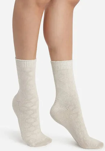 Chaussette en bambou imprimé cercles Beige Chiné Coton Style Beige TU - Dim - Modalova