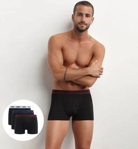 Lot de 3 boxers ceinture colorée Raisin Mix &and Colors - Masculin - Taille 4 4 - Dim - Modalova