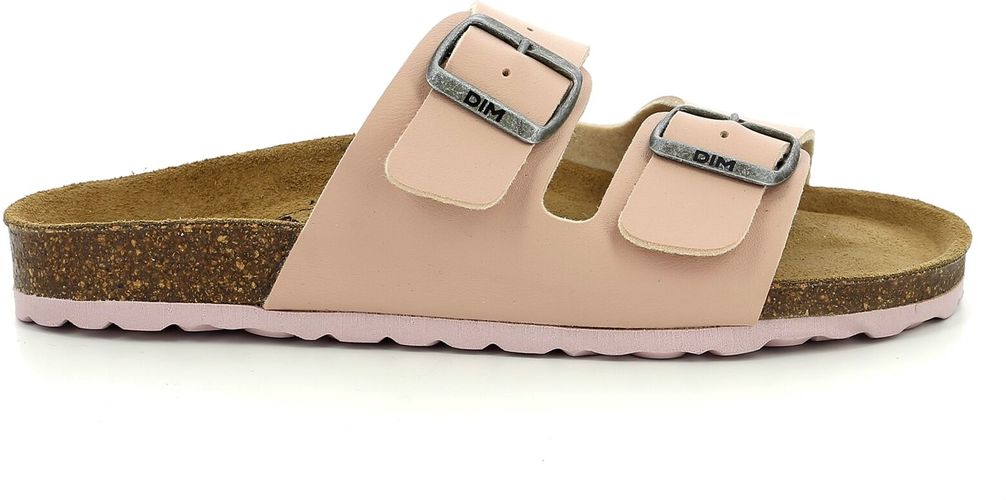 Paire de mules clair en cuir et liège CLAIR 37 - Dim - Modalova