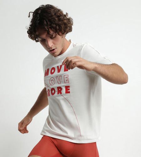 T-shirt de sport thermorégulateur en jersey Rouge Move Rouge M - Dim - Modalova