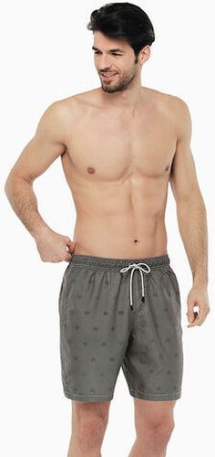 Short de bain long à imprimé voiture - Masculin - Taille 3 3 - Dim - Modalova