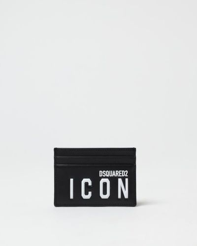 Portefeuille couleur Noir OS - Dsquared2 - Modalova