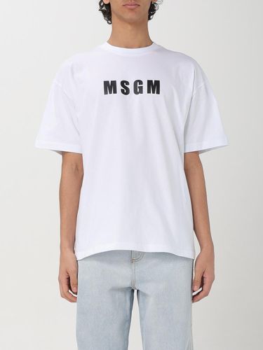 T-Shirt MSGM Homme couleur Blanc M - Msgm - Modalova
