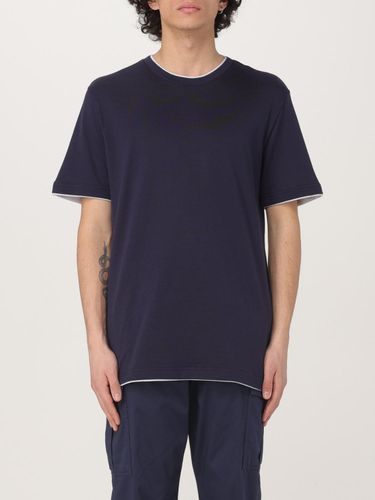 T-Shirt couleur Bleu M - Eleventy - Modalova