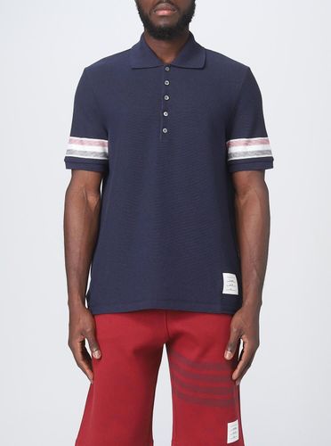 Polo couleur Bleu 3 - Thom Browne - Modalova