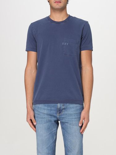 T-Shirt FAY Homme couleur Bleu XXL - Fay - Modalova