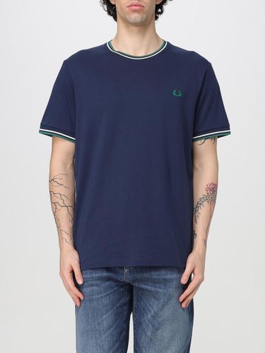 T-Shirt couleur Bleu S - Fred perry - Modalova