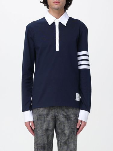 Polo couleur Bleu Marine 3 - Thom Browne - Modalova