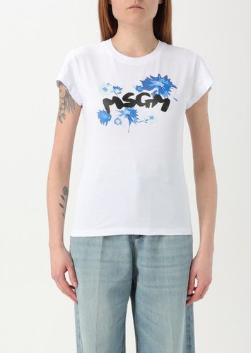 T-Shirt MSGM Femme couleur Blanc XS - Msgm - Modalova
