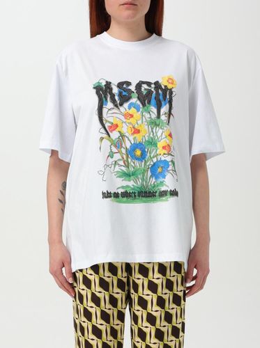 T-Shirt MSGM Femme couleur Blanc XS - Msgm - Modalova