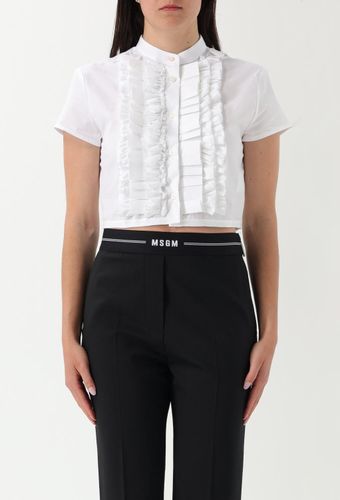 Chemise MSGM Femme couleur Blanc 40 - Msgm - Modalova