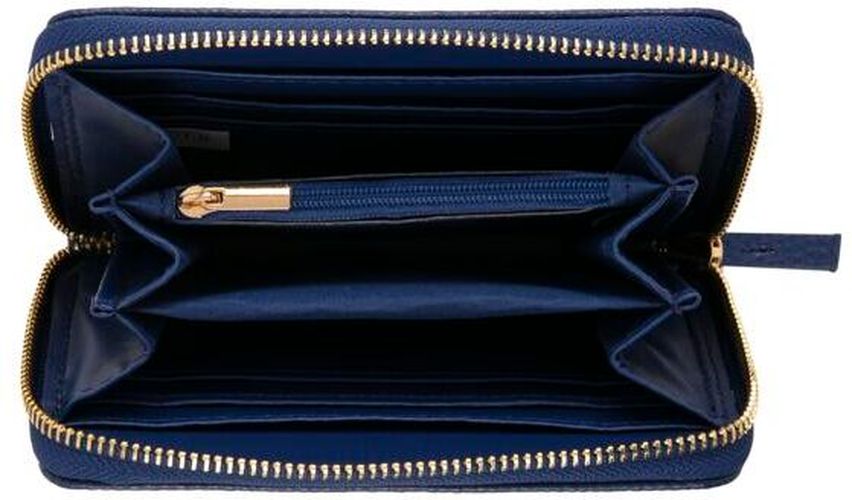 Portefeuille - pois dorés - bleu marine - Draeger - Modalova