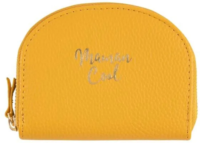 Porte-monnaie - Maman cool - jaune moutarde - Draeger - Modalova