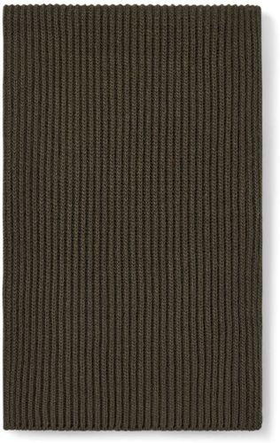 Echarpe maille cotelée - kaki - Draeger - Modalova