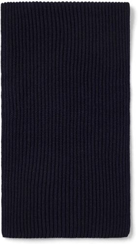 Echarpe maille cotelée - bleu marine - Draeger - Modalova