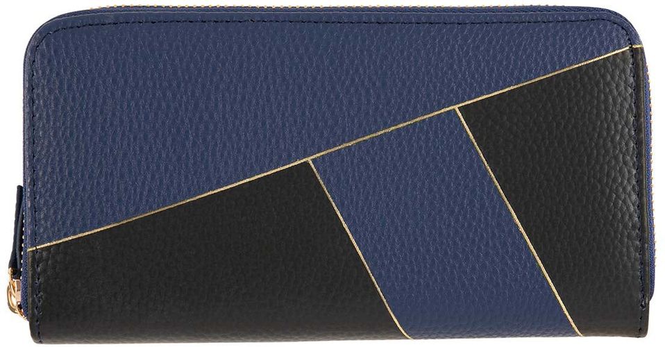 Grand portefeuille - bleu marine et noir - Draeger - Modalova