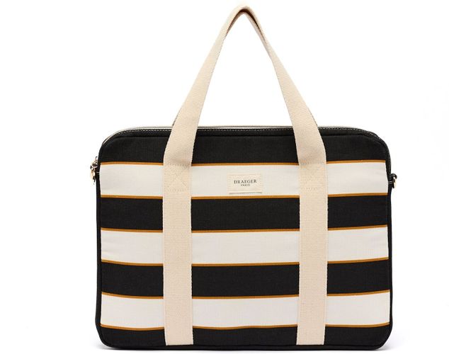 Sac Ordinateur En Coton Office Chic - Plusieurs Motifs - Draeger - Modalova
