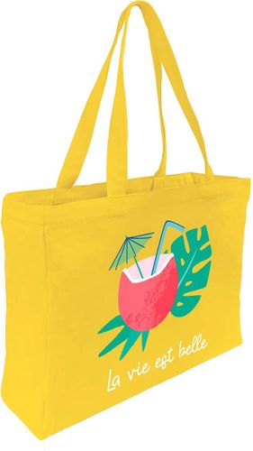 Tote Bag Coton - Plusieurs Imprimés - Draeger - Modalova