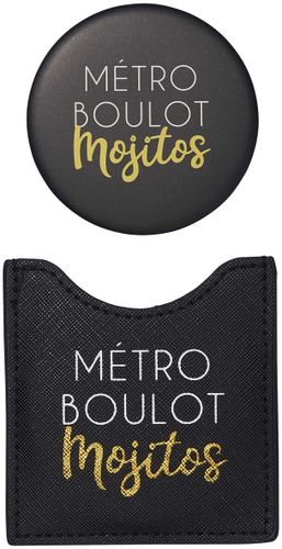 Miroir de Poche - Métro Boulot Mojitos - Draeger - Modalova